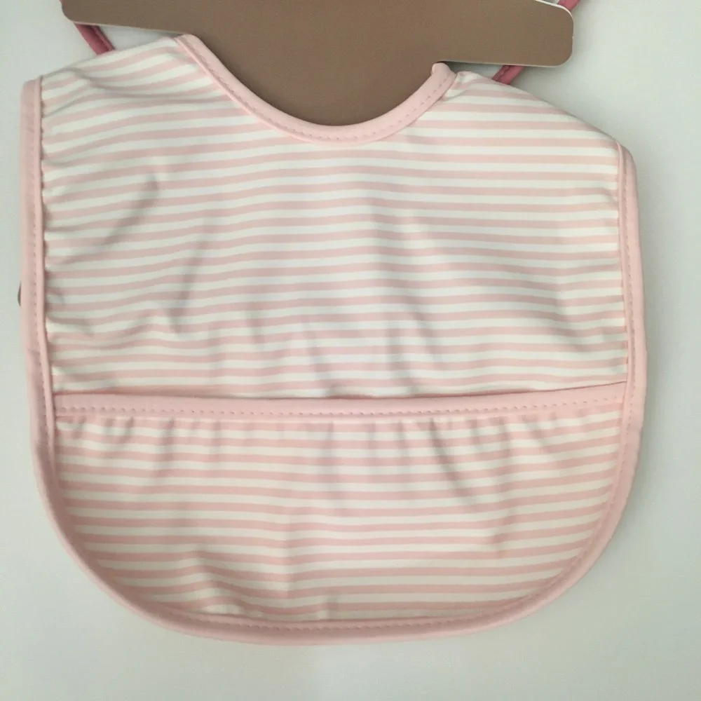 NEW Baby Peva Bibs 3 pk Bibs with Crumb Catcher Pockets Floral Theme | Chick Pea